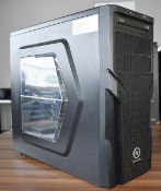 1 x Desktop Computer Featuring an Intel i7-4770K Processor, 16GB Ram, 256GB NVME Drive, Corsair