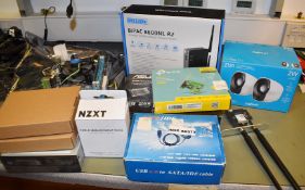 1 x Assorted Lot of Computer Components Including an Intel Motherboard and CPU Bundle, Billion