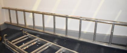1 x Youngman 200 Aluminium 13 Tread Ladder - 150kg Max Capaity
