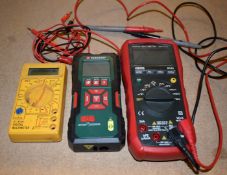 3 x Assorted Multi Meters - Dr Meter MS88, DT830B and Parkside HG06276