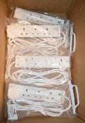 4 x Newlink Surge Protected 4 Gang Extension Leads With 2m Cables - New Sealed Stock