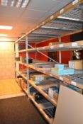 2 x Bays of Heavy Duty Storage Racking With Shelves - Includes 3 x Uprights, 20 x Crossbeams