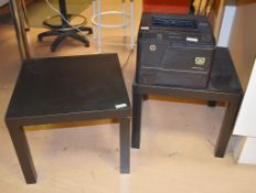 2 x Small Side Tables - Pinter Not Included