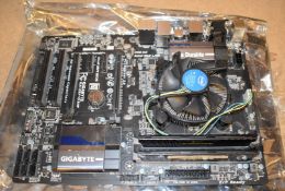 1 x Motherboard, CPU and Ram Bundle - Includes a Gigabyte GA-Z87-D3HP Motherboard, Intel i5-4670K