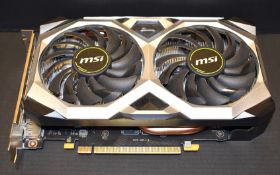 1 x MSI Geforce GTX1660 4GB Super Ventus XS OC Graphics Card