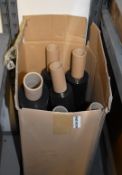 6 x Rolls of Black Pallet Wrap - Ref: AC338 1FSR - CL646 - Location: Manchester, M12