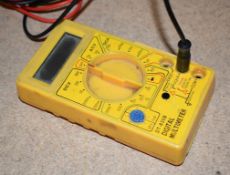 1 x DT830B Digital Multimeter With Cables and 1 x Meterk MK02 AC Voltage Detector