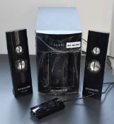 1 x Ozaki Speaker System With Two Speakers, Subwoofer and Control Unit - Model DT555 - Ref: AC272