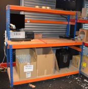 1 x Boltless Workbench With Overshelf and Undershelf