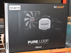 1 x Be Quiet Pure Loop 120mm All-in-One Liquid CPU Cooler With LED Illumination - New Boxed