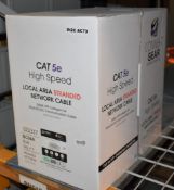 1 x Connektgear 305m CAT5e UTP Stranded Network Cable Drum - 24AWG - Grey - Product Code 28-0305UG