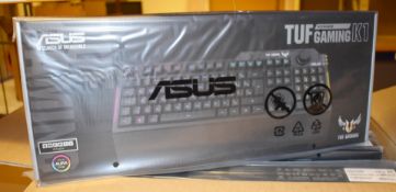 1 x Asus TUF K1 RGB Gaming Keyboard - New Boxed Stock - RRP £49.99