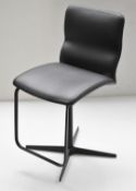 1 x CATTELAN ITALIA 'Vito X' Italian Designer Adjustable Bar Stool In Black - Original Price £895.00