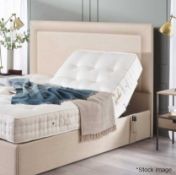 1 x VISPRING 'Arcadia' Luxury Upholstered Superking Headboard In A Neutral Fabric - RRP £5,420