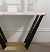 1 x PORADA 'Sayre' Designer Console Table Base - Ref: GNR100 - CL011 - Location: Altrincham WA14