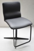 1 x CATTELAN ITALIA 'Vito X' Italian Designer Adjustable Bar Stool In Black - Original Price £895.00