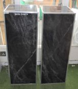 2 x Display Plinths - Ex-Display Showroom Pieces - Ref: GEN131 G/IT - CL987 - Location: Altrincham
