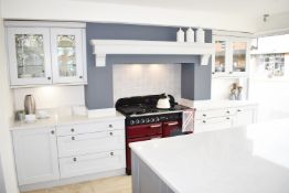 1 x Mornington Beaded Shaker-style Kitchen Units with Rangemaster Classic Cooker