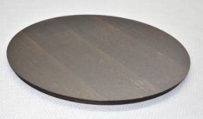 1 x B&B Italia 'Eileen' Ø60 Round Wooden Side Table Top - Ex-display - Ref: HJL146/G-IT/07-23 -