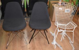 3 x Assorted Designer-inspired Chairs - Ref: G059 G/IT - CL011 - Location: Altrincham WA14 - NO