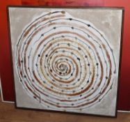 1 x Contempoaray Wall Art with Handcrafted Detail - Recently Removed From An Exclusive Property