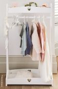 1 x GLTC 'Sweetheart' Child's Dressing Rail In White - Original Price £140.00 - Unused Boxed Stock