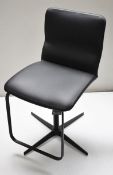 1 x CATTELAN ITALIA 'Vito X' Italian Designer Adjustable Bar Stool In Black - Original Price £895.00