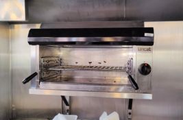 1 x Lincat Salamander Grill With Wall Mounted Shelf