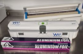 2 x Wrapmaster Clingfilm / Foil Dispensers