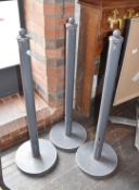 3 x Crowd Control Posts