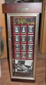 1 x Americana Wall Mounted Illuminated Display Case - INDIANAPOLIS CAR RACING CHAMPIONS