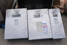 1 x Selection of Ansul Chemical Fire Suppression Items - Includes Three Cabinets and Four Canisters