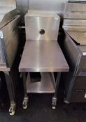 1 x Stainless Steel Appliance Stand For Commercial Kitchens