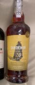 1 x Bottle of Sandeman Porto 20 Year Old Tawny - Retail Price £40 - Ref: WAS055 - CL866 -