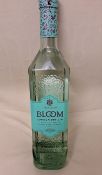 1 x Bottle of Bloom London Dry Gin - Created By Joanne Moore Master Distilliier - Retail Price £30 -