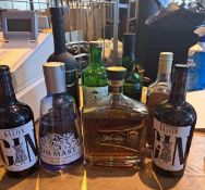 Lot of 8 Bottles of Assorted Open Alcoholic Drinks - Ref: LOT004 - CL866 - Location: Essex RM19These