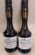 2 x Bottles of Calvados Chateau Du Breuil Fine Pays D'Auge 40% - Retail Price £80 - Ref: WAS159 -