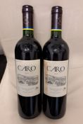 3 x Bottles of 2017 Bodegas Caro, Domaines Barons De Rothschild Lafite And Nicolas Catena - Red Wine