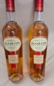 2 x Bottles of Daron Fine Calvados Pays D'Auge - Retail Price £80 - Ref: WAS160 - CL866 -