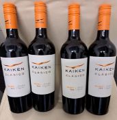 4 x Bottles of 2020 Kaiken Clasico Malbec - Retail Price £40 - Ref: WAS038 - CL866 - Location: Essex