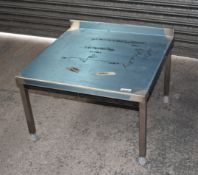 1 x Stainless Steel Appliance Riser Stand - Dimensions: H45 x W70 x D70 cms - Ref: JON281 -