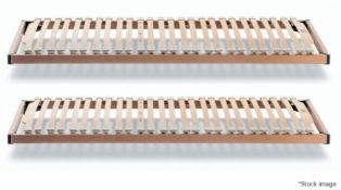 1 x POLTRONA FRAU 'Vespero' Luxury Kingsize Bed Base Slats - Boxed Stock
