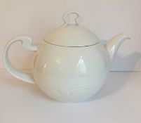 1 x ROSENTHAL Designer Fine China Asimmetria’ Studio-Line Teapot With Lid - Dimensions 17x18cm -