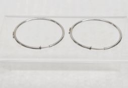 Pair Of DIOR Hoop Earrings - Ref: CNT778/WH2/C23 - CL011
