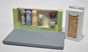 Assortment of 4 x Premium Branded Wooden Toys - Unused Boxed Stock