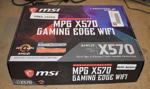 1 x MSI MPG X570 Gaming Edge WiFi Motherboard For AM4 Ryzen Processors - Boxed With Accessories