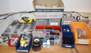 1 x Assorted PC Builders Job Lot to Include Thermal Paste Tubes, Assortment of Case and Mounting
