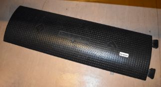 2 x Interlocking Cable Protection Floor Ramps - Each One Measures 90cms Wide - Ref: AC201 GFBR -