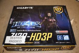 1 x Gigabyte GA-Z170-HD3P Motherboard For LGA1151 Processors - Boxed With Accessories