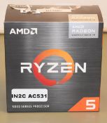 1 x AMD Ryzen 5 5600G Processor - Boxed With Cooler
